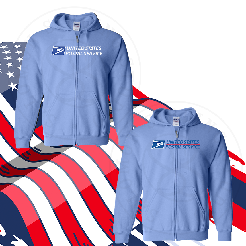 Hoodie Full-Zip  Texture/ Flock Full Color Logo