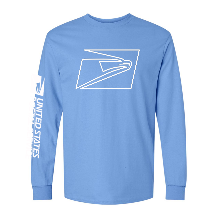 T-Shirt Long Sleeve Ultra Cotton Big Eagle, Postal logo Sleeve