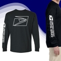 T-Shirt Long Sleeve Ultra Cotton Big Eagle, Postal logo Sleeve