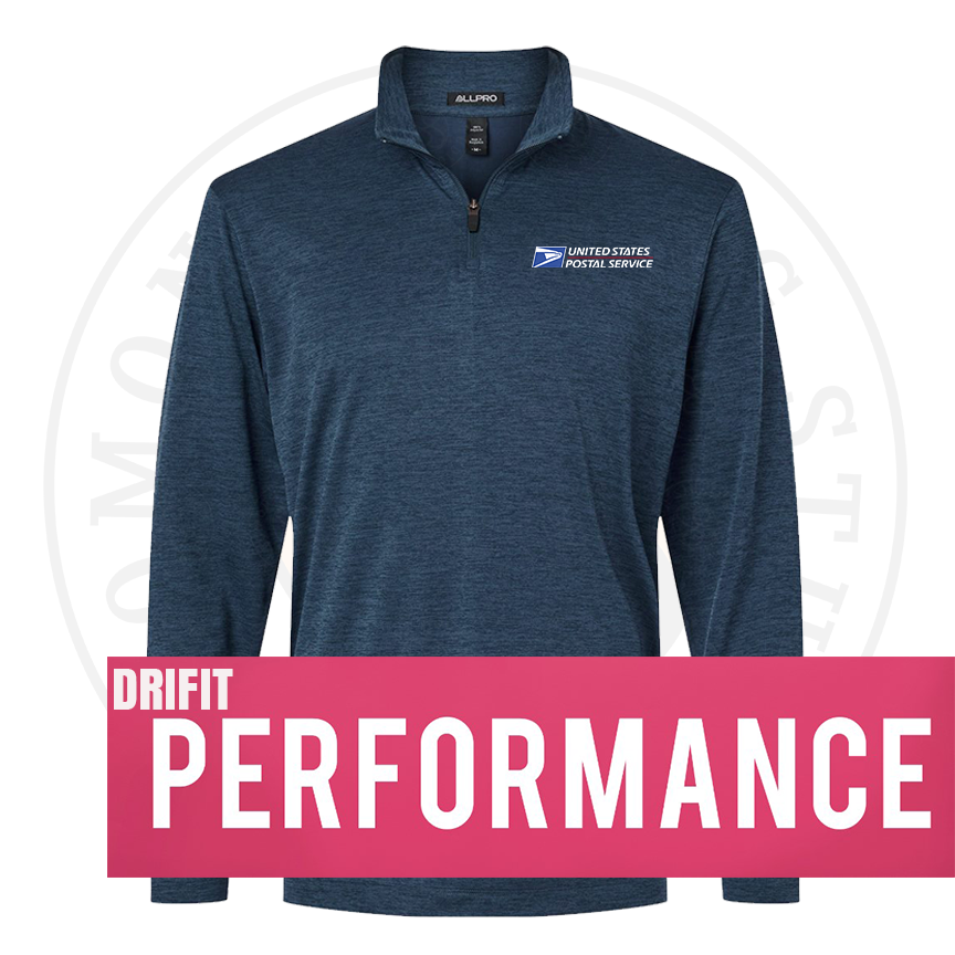 Performance Quarter-Zip Pullover Embroidery logo (Drifit)