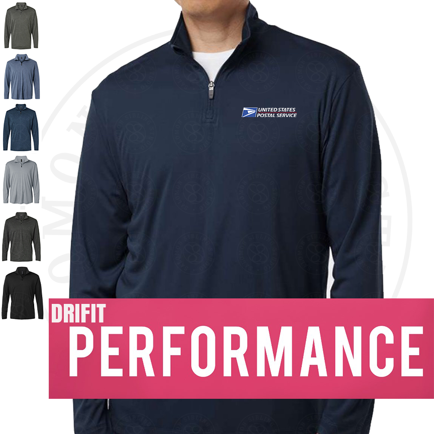 Performance Quarter-Zip Pullover Embroidery logo (Drifit)