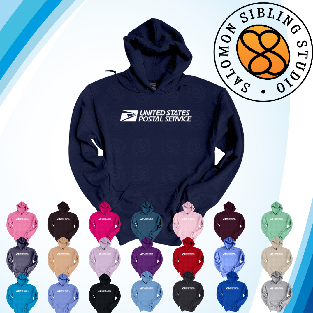 Hoodie Pullover White Logo