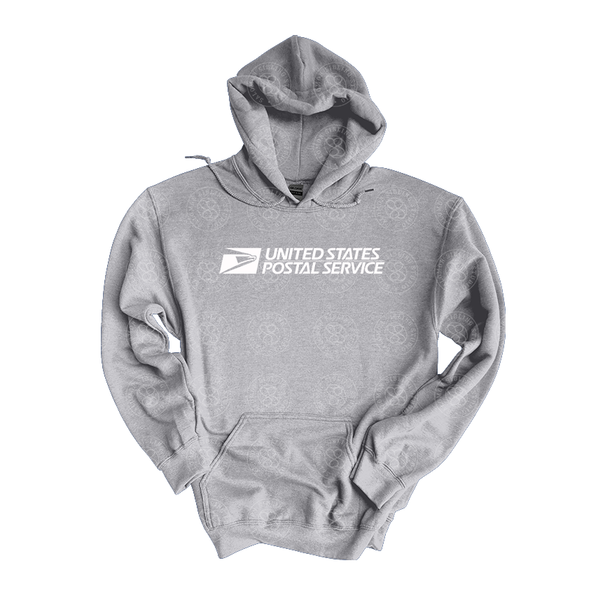 Hoodie Pullover White Logo