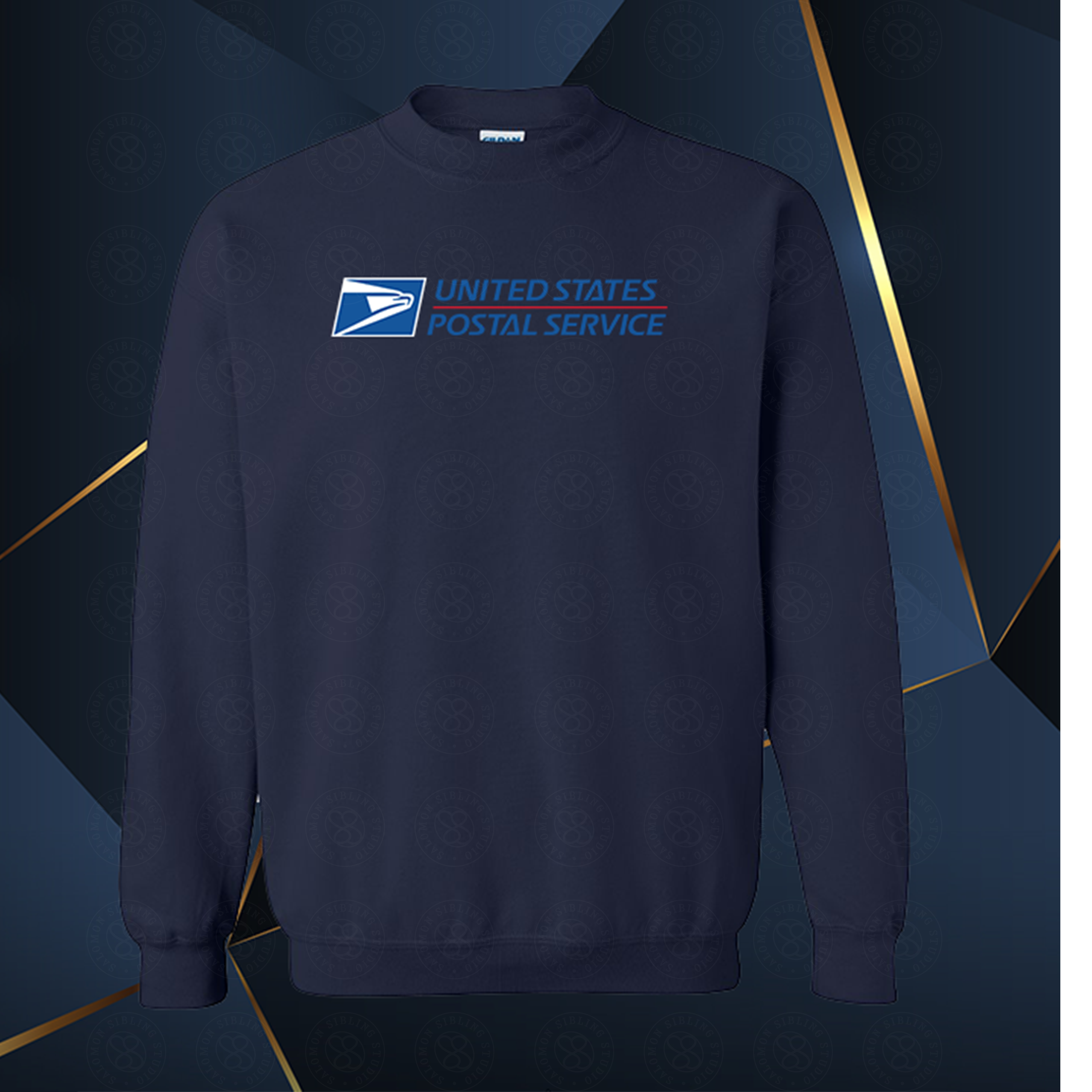 Sweatshirt Crewneck Full Color Embroidery Logo