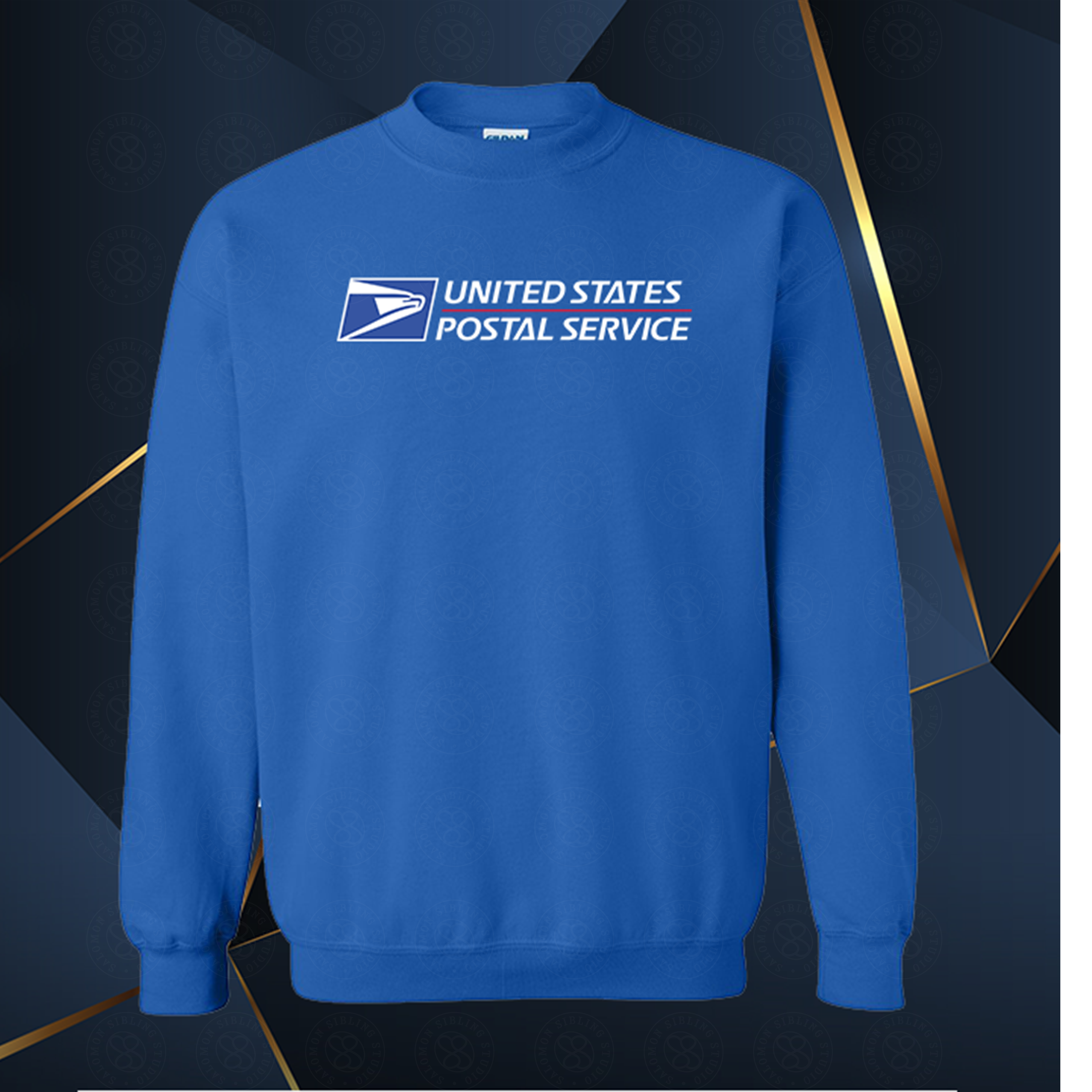 Sweatshirt Crewneck Full Color Embroidery Logo