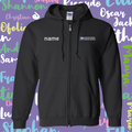 Hoodie Personalized Full-Zip Sweatshirt Embroidery logo and name!