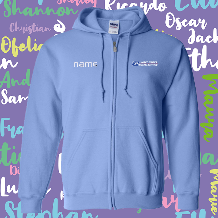 Hoodie Personalized Full-Zip Sweatshirt Embroidery logo and name!