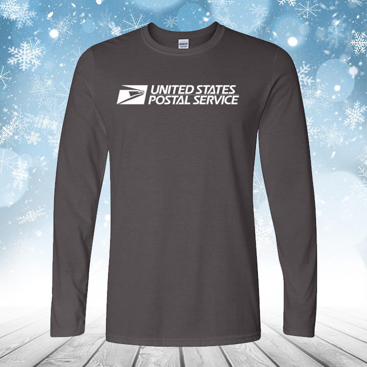 T-Shirt Long Sleeve Softstyle White Logo