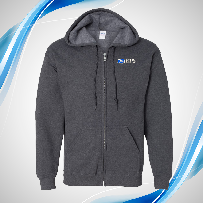 Hoodie Full-Zip  Sweatshirt Embroidery Acronym