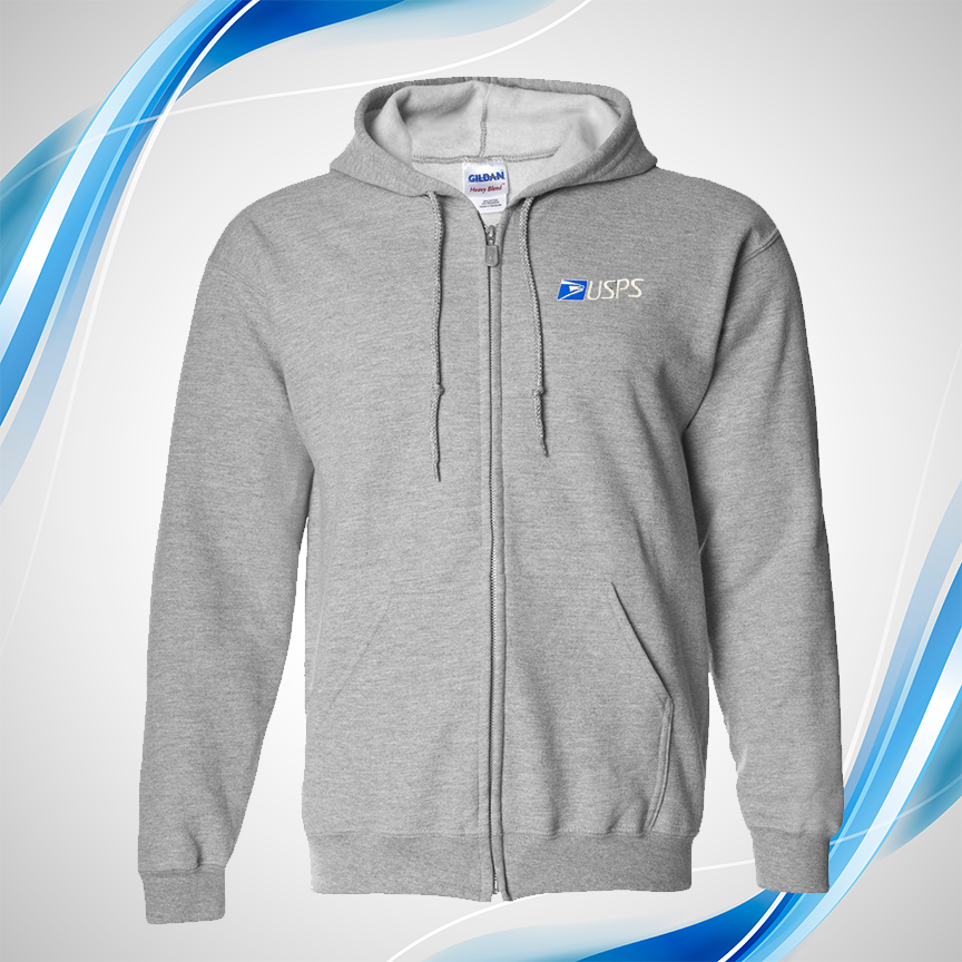 Hoodie Full-Zip  Sweatshirt Embroidery Acronym