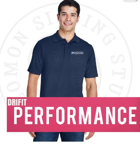 Polo Men's Performance Piqué, Drifit Polo Embroidery Logo