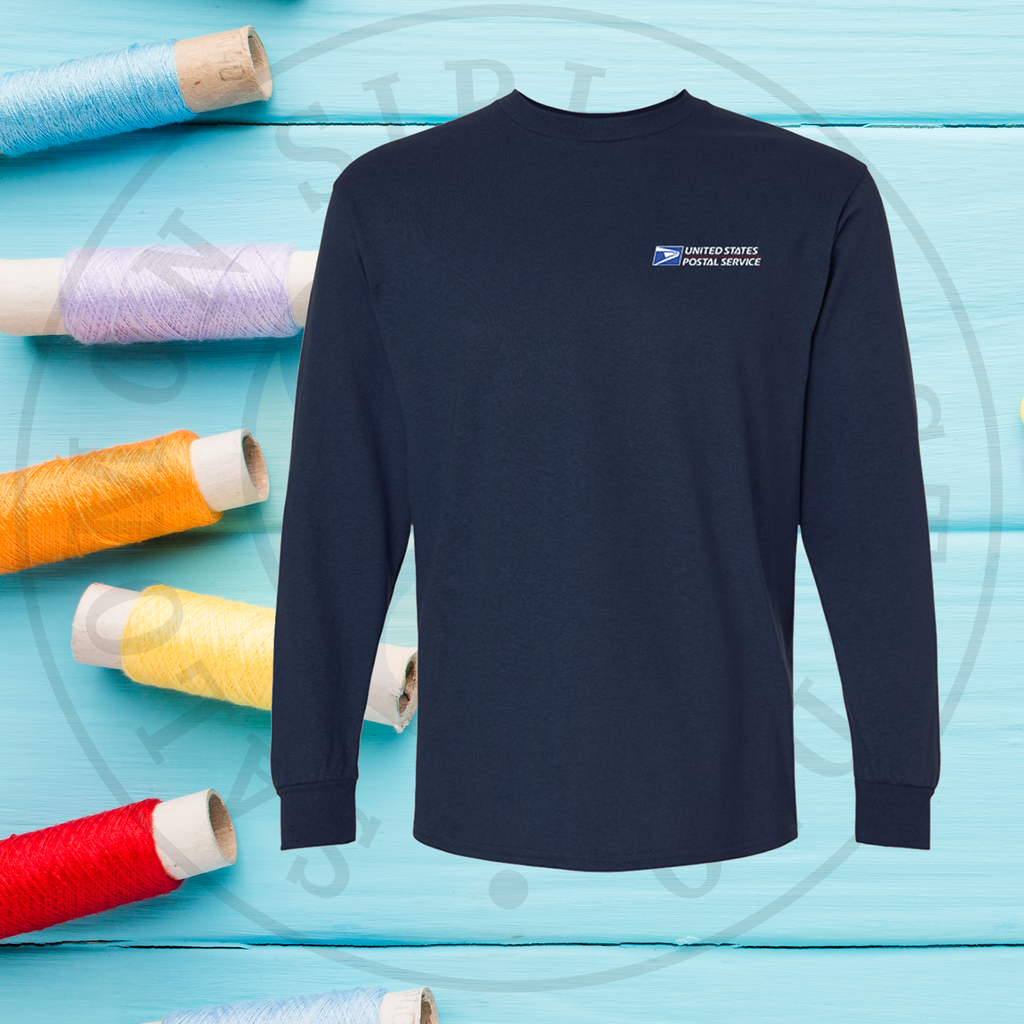 T-Shirt Long Sleeve Ultra Cotton Embroidery logo (Pocket Size)