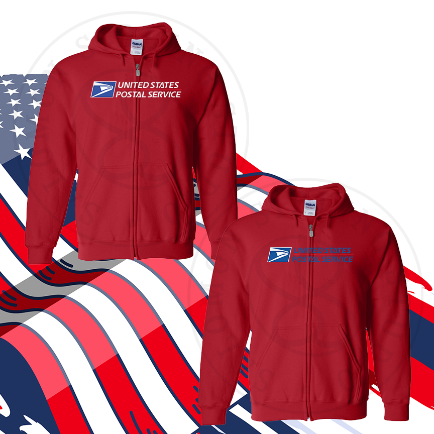 Hoodie Full-Zip  Texture/ Flock Full Color Logo