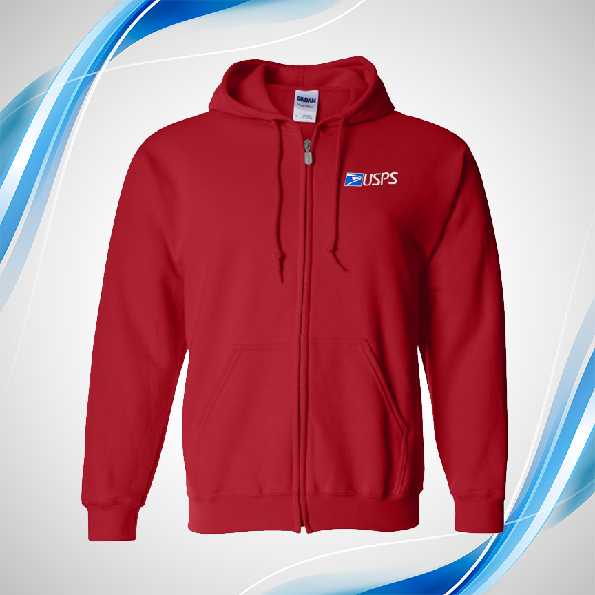 Hoodie Full-Zip  Sweatshirt Embroidery Acronym