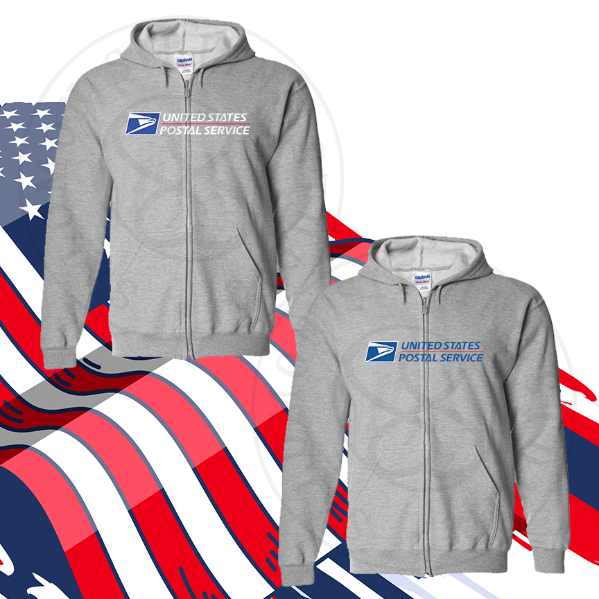 Hoodie Full-Zip  Texture/ Flock Full Color Logo