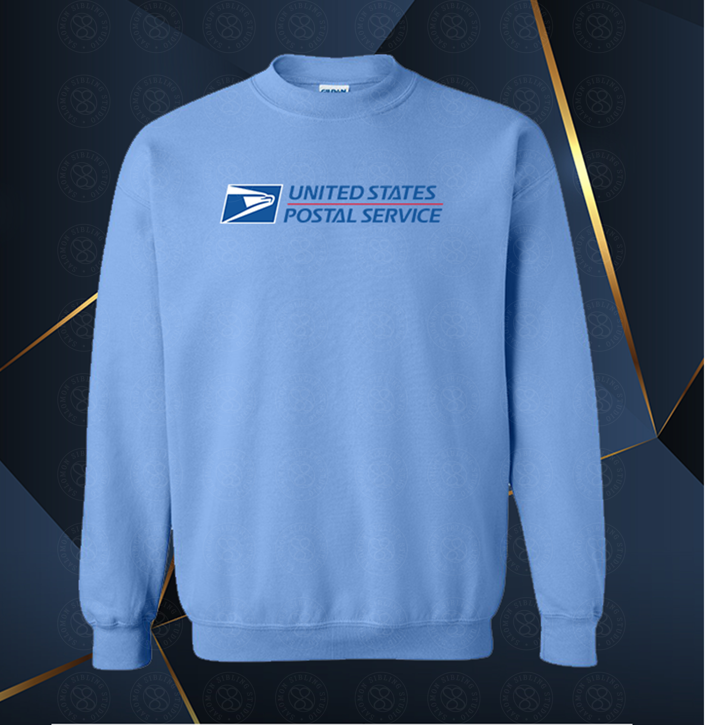Sweatshirt Crewneck Full Color Embroidery Logo