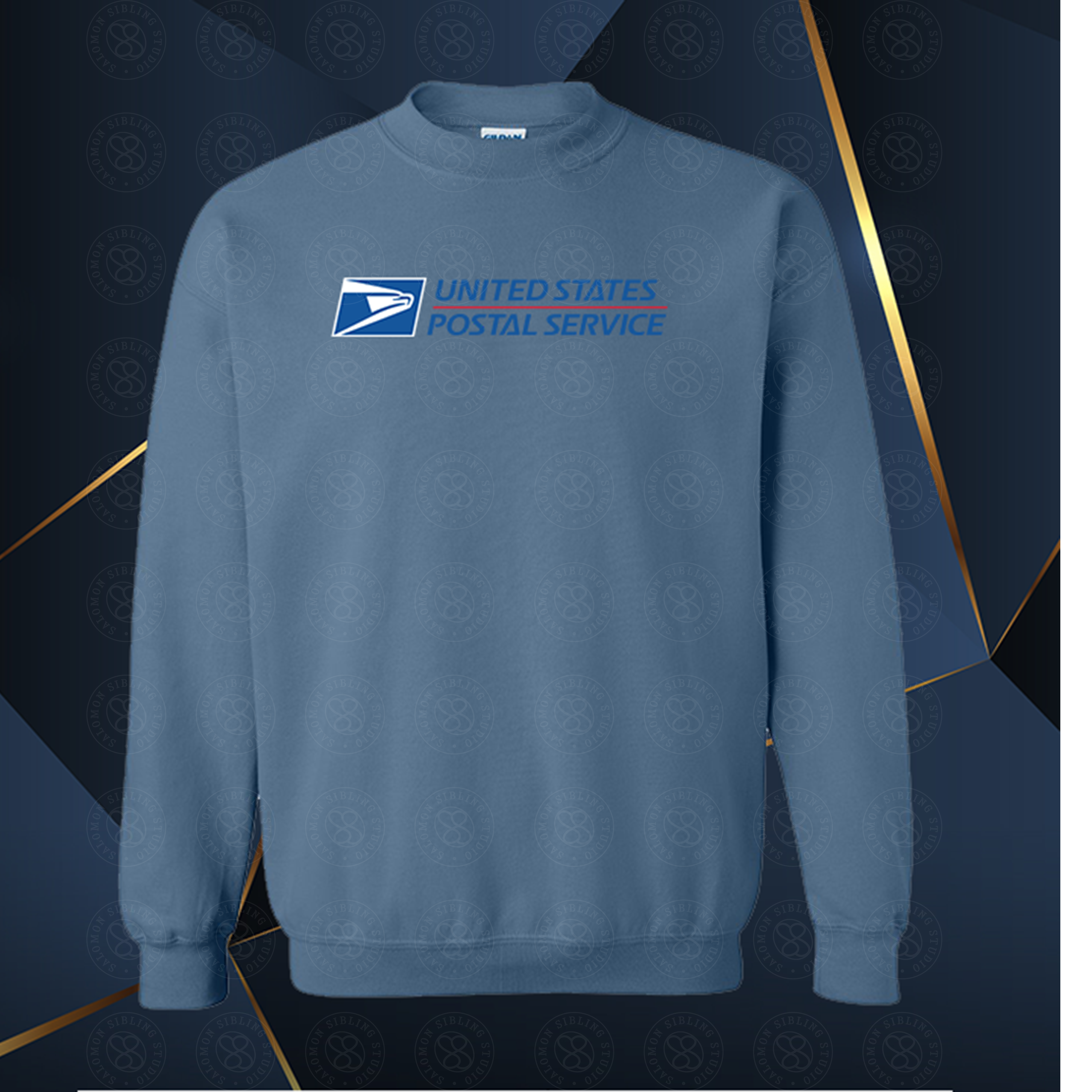 Sweatshirt Crewneck Full Color Embroidery Logo