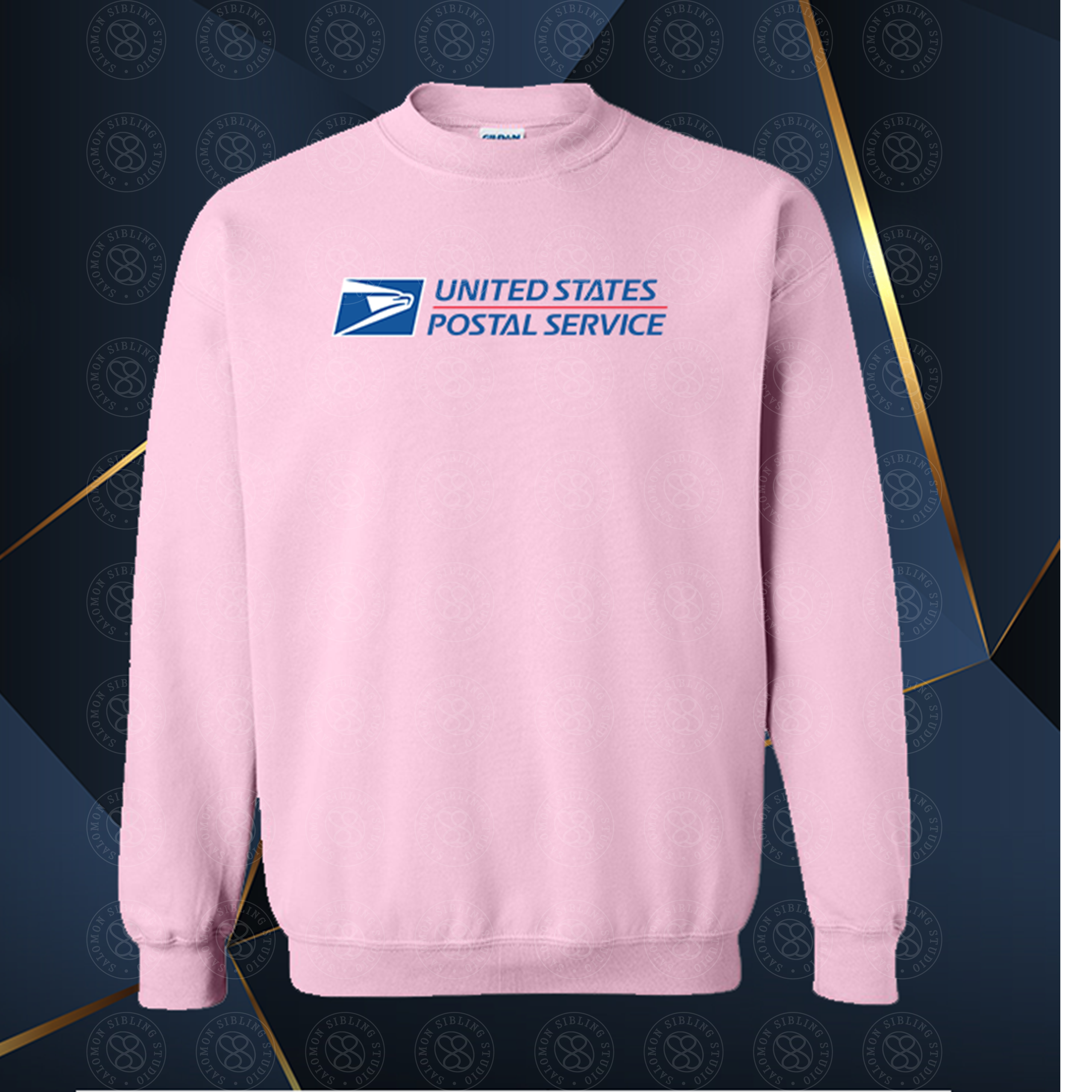 Sweatshirt Crewneck Full Color Embroidery Logo