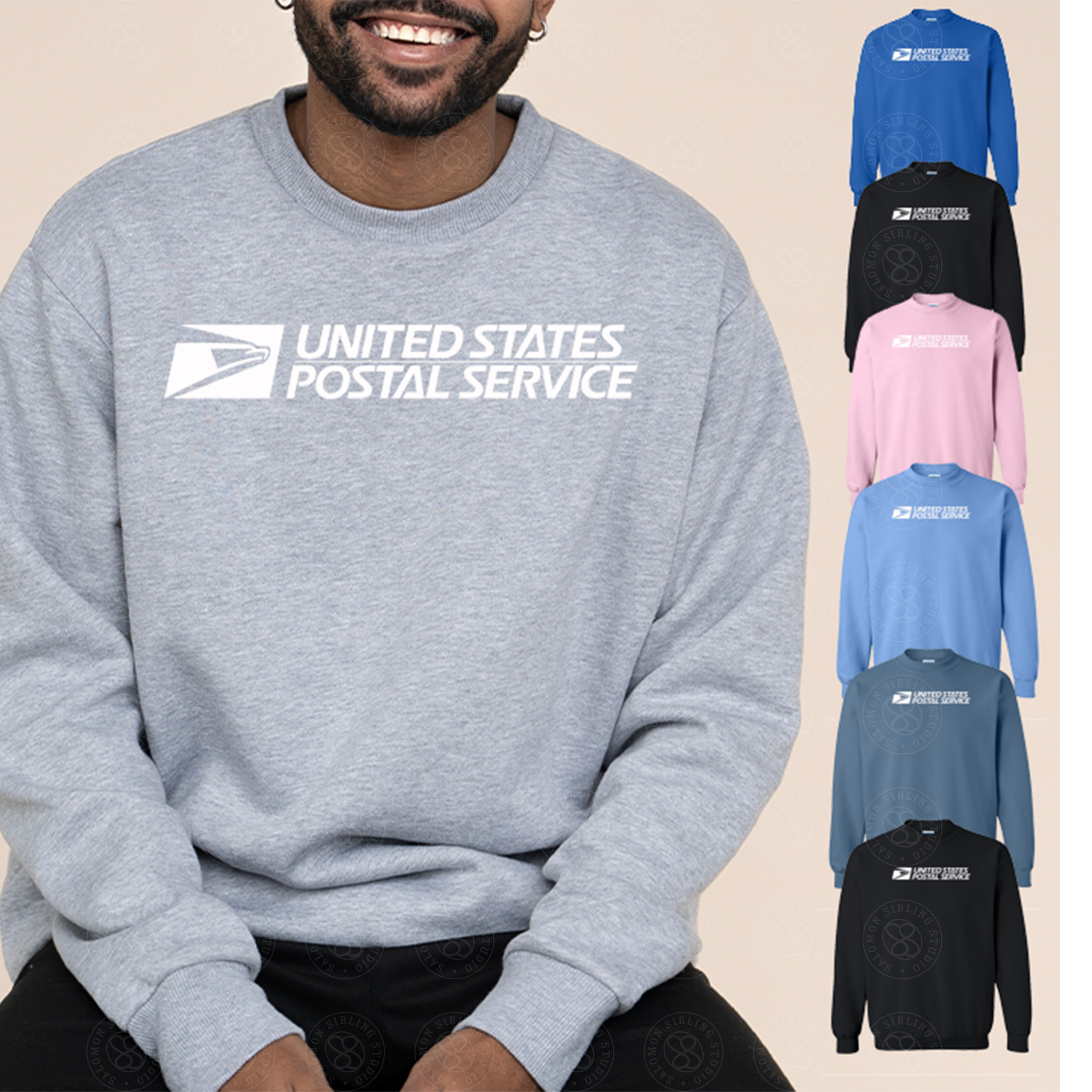 Sweatshirt Crewneck  White Logo